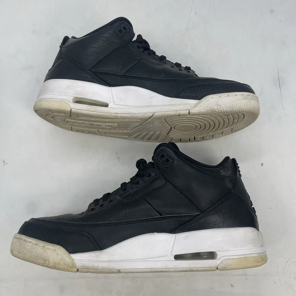 Nike Air Jordan 3 Cyber Monday Shoes Mens 10.5 Black White Mid Top Lace Up